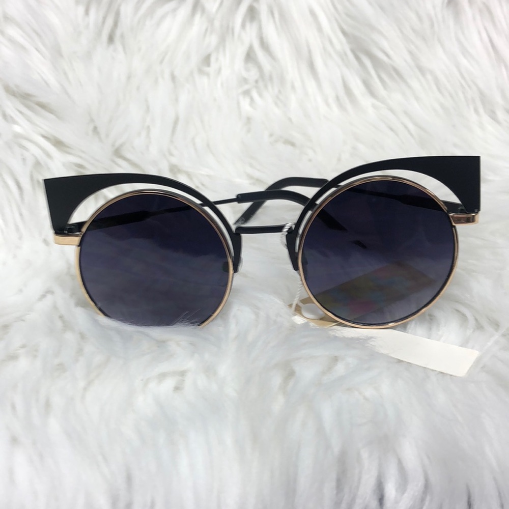Round Cat Eye Sunglasses
